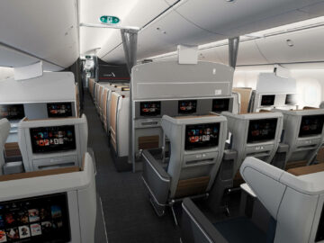 American Airlines Neue Premium Economy Class B787 Sitze Copyright