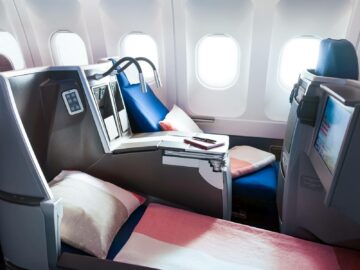 Edelweiss Business Class Langstrecke Bett Copyright