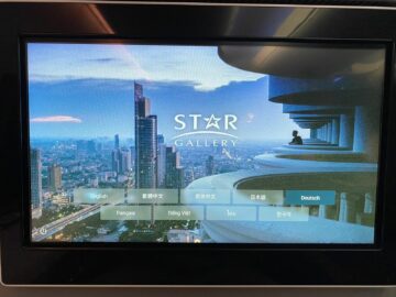 Eva Air Business Class B787 10 Auswahl Sprachen