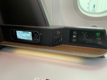 Eva Air Business Class B787 10 Controller Monitor