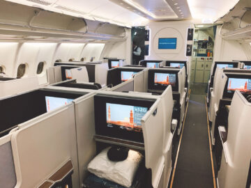 Oman Air Business Class A330 200 Kabine 1