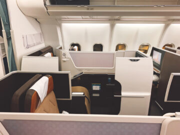 Oman Air Business Class A330 200 Kabine 6
