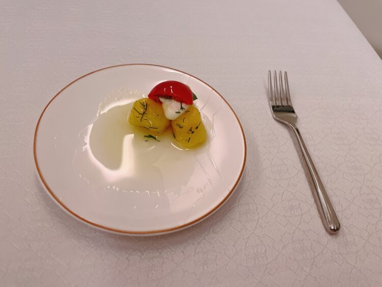 Oman Air Business Class Amouse Bouche 1