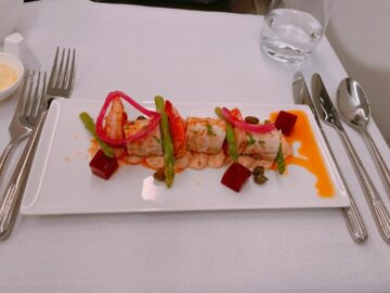 Oman Air Business Class Vorspeise 2