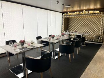 Qatar Airways Premium Lounge Bangkok Dining Room