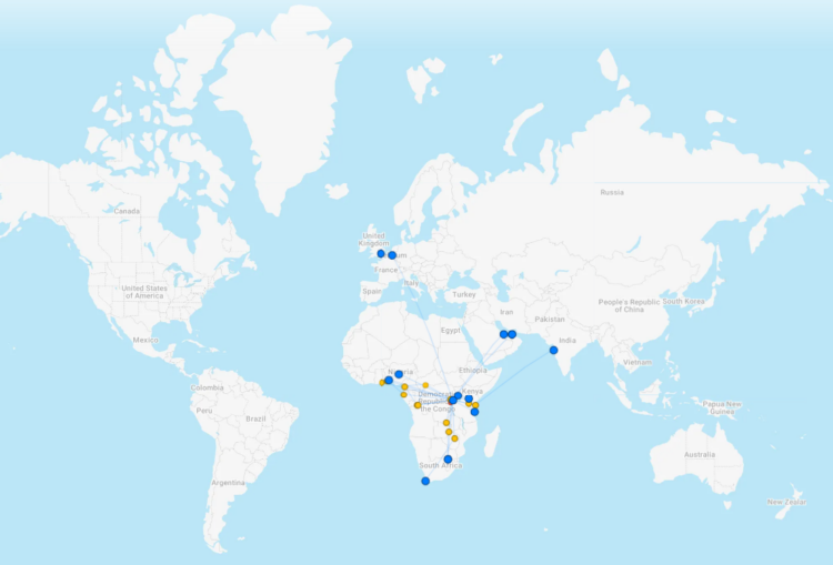 Rwandair Streckennetz September 2022 Flightconnections