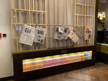 Vienna Lounge Zeitungen