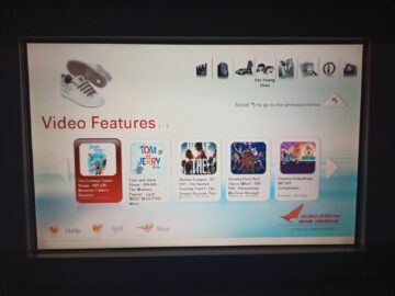Air India Business Class Boeing 787 8 Entertainment Cartoons