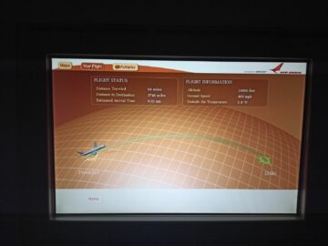 Air India Business Class Boeing 787 8 Entertainment Fluginformationen