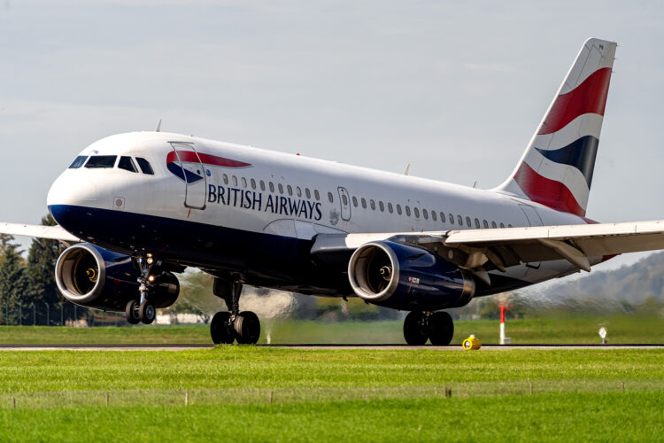 Flugzeug British Airways
