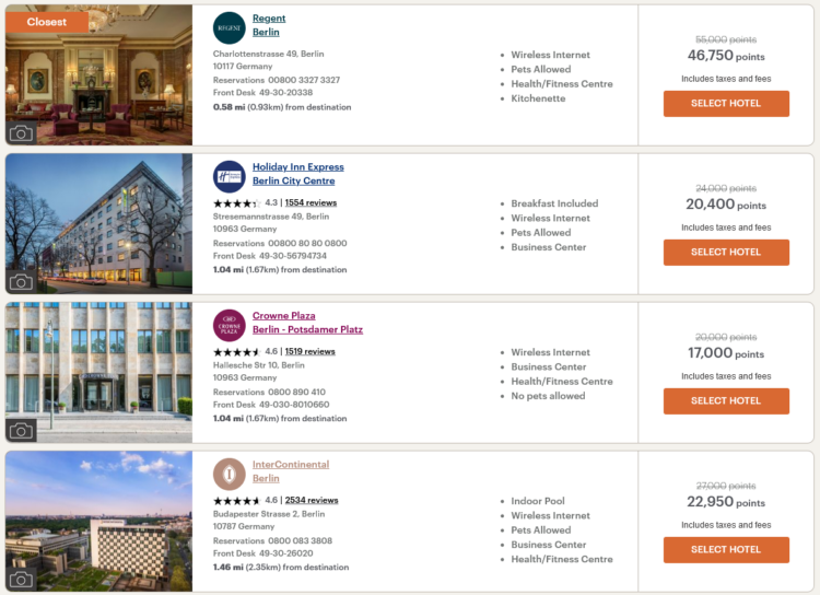 Ihg One Rewards Award Sale Berlin Beispielel