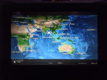 Malaysia Airlines Business Class Airbus A330 300 Entertainment Flightmap