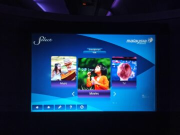 Malaysia Airlines Business Class Airbus A330 300 Entertainment Kids