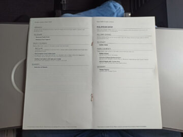Malaysia Airlines Business Class Boeing 737 800 Menue Speisen