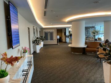 Malaysia Airlines Domestic Golden Lounge Kuala Lumpur Vorderer Bereich Lounge