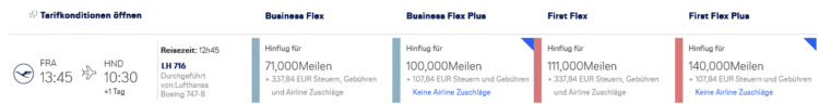Miles And More Praemienflug Lufthansa Frankfurt Tokio