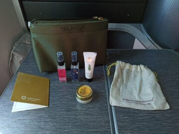 Vistara Business Class Boeing 787 9 Amenity Kit Ausgepackt