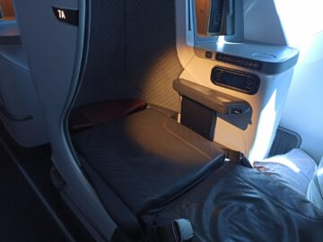 Vistara Business Class Boeing 787 9 Bett Hinterer Teil