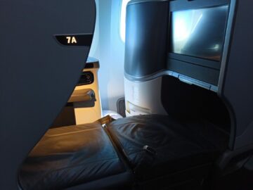 Vistara Business Class Boeing 787 9 Bett Seitlich
