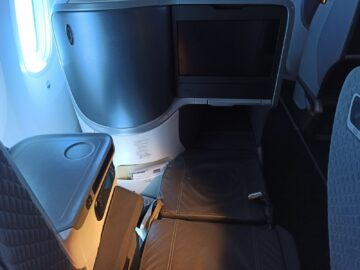 Vistara Business Class Boeing 787 9 Bett Vorderer Teil
