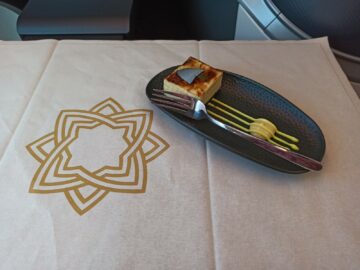 Vistara Business Class Boeing 787 9 Essen Nachspeise
