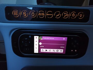 Vistara Business Class Boeing 787 9 Sitz Bedienung