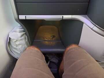 Vistara Business Class Boeing 787 9 Sitz Fussraum