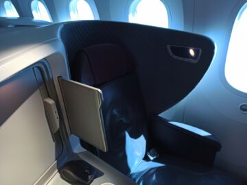 Vistara Business Class Boeing 787 9 Sitz Spiegel Lichter