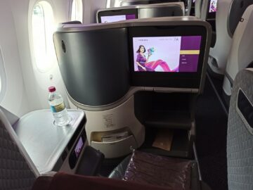 Vistara Business Class Boeing 787 9 Sitz Von Hinten