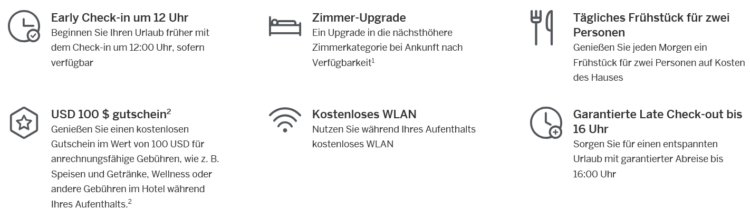 American Express Fine Hotels And Resorts Vorteile
