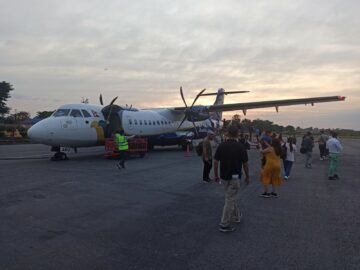 Flughafen Bhadrapur Buddha Air Boarding