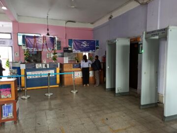 Flughafen Bharatpur Sicherheitskontrolle