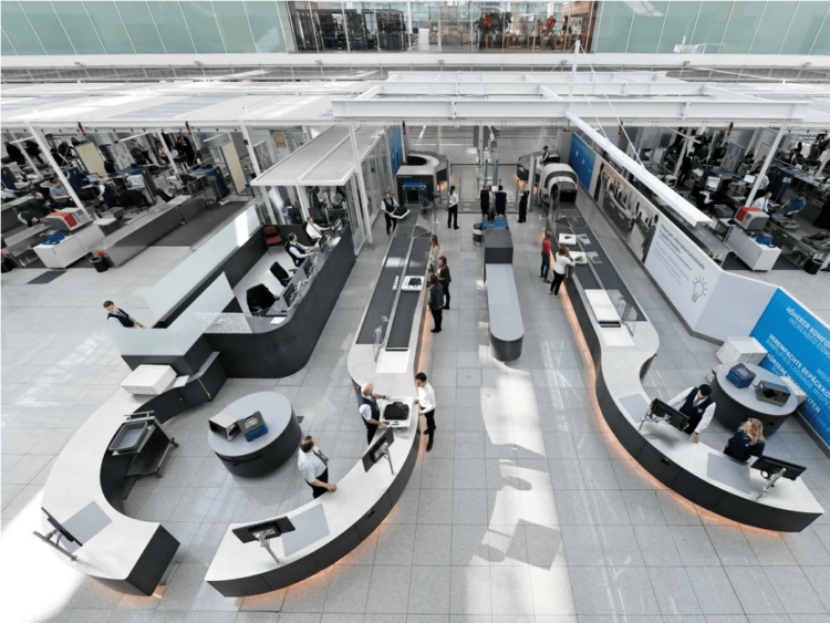 Flughafen Muenchen Neue Sicherheitskontrolle Copyright