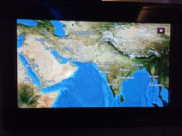 Qatar Airways Business Class Airbus A330 300 Entertainment Flightmap