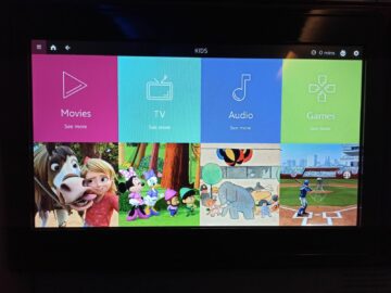 Qatar Airways Business Class Airbus A330 300 Entertainment Kids