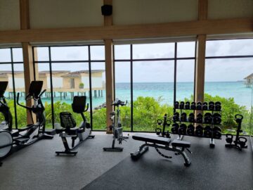 Hilton Maldives Amingiri Fitnessstudio 1