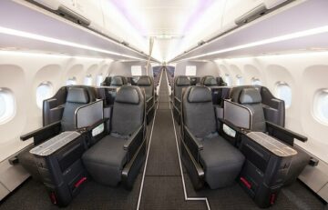 Korean Air Airbus A321neo Business Class Kabine Copyright
