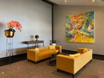 Malaysia Airlines Platinum Lounge Kuala Lumpur Couch