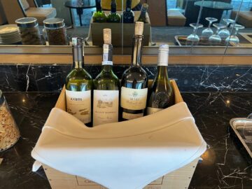 Malaysia Airlines Platinum Lounge Kuala Lumpur Weinauswahl