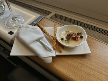 Swiss First Class Amuse Bouche 1