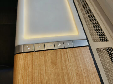 Swiss First Class Boeing 777 300er Bedienung Sitz 1