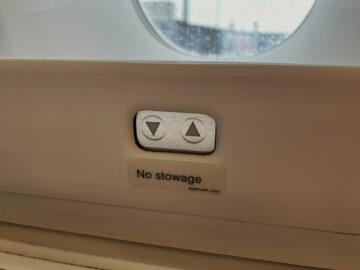 Swiss First Class Boeing 777 300er Einstellung Fenster 1