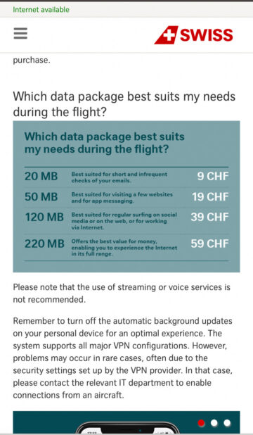 Swiss First Class Wifi 4