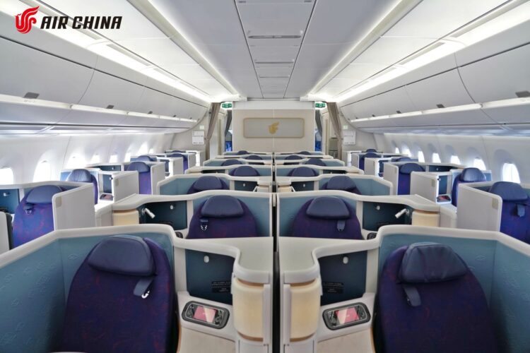 Air China Business Class Kabin A350 Copyright