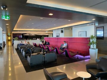 Air New Zealand Auckland International Lounge Blick In Die Lounge