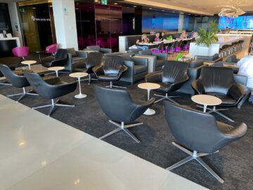 Air New Zealand Auckland International Lounge Sitzmoeglichkeiten