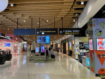 Air New Zealand Auckland International Lounge Wegweiser2