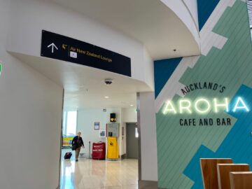 Air New Zealand Auckland International Lounge Wegweiser3