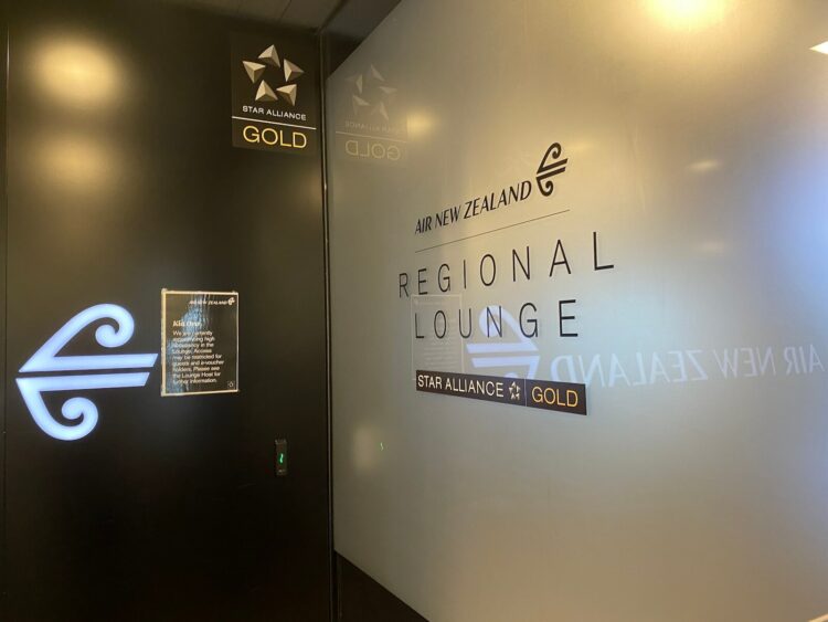 Air New Zealand Queenstown Regional Lounge Eingang Lounge