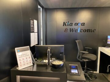 Air New Zealand Queenstown Regional Lounge Eingangsbereich